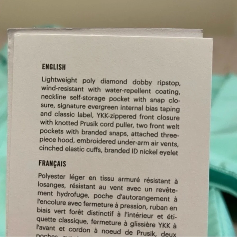 Herschel Voyage Wind Soft Shell Jacket Teal Size XS - Picture 6 of 10